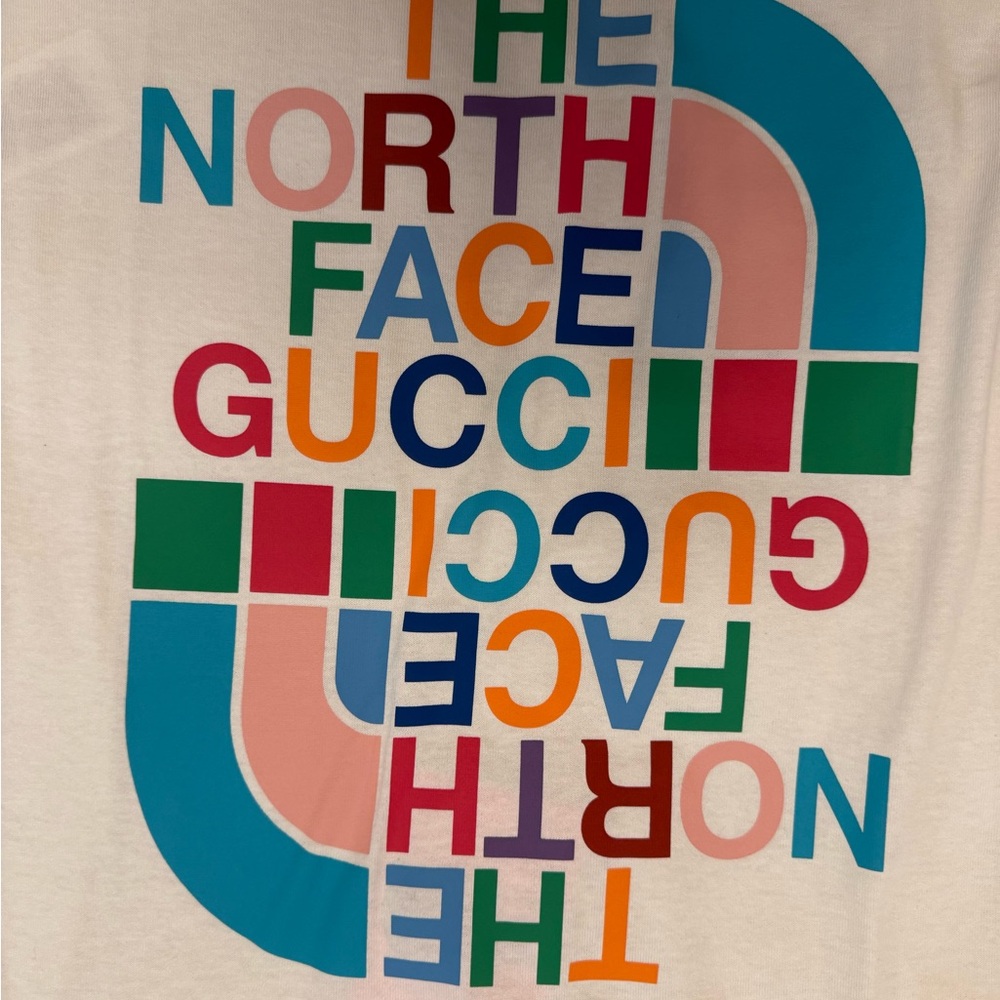 Authentic NWT Gucci x North Face Cream T-Shirt - Picture 2 of 5